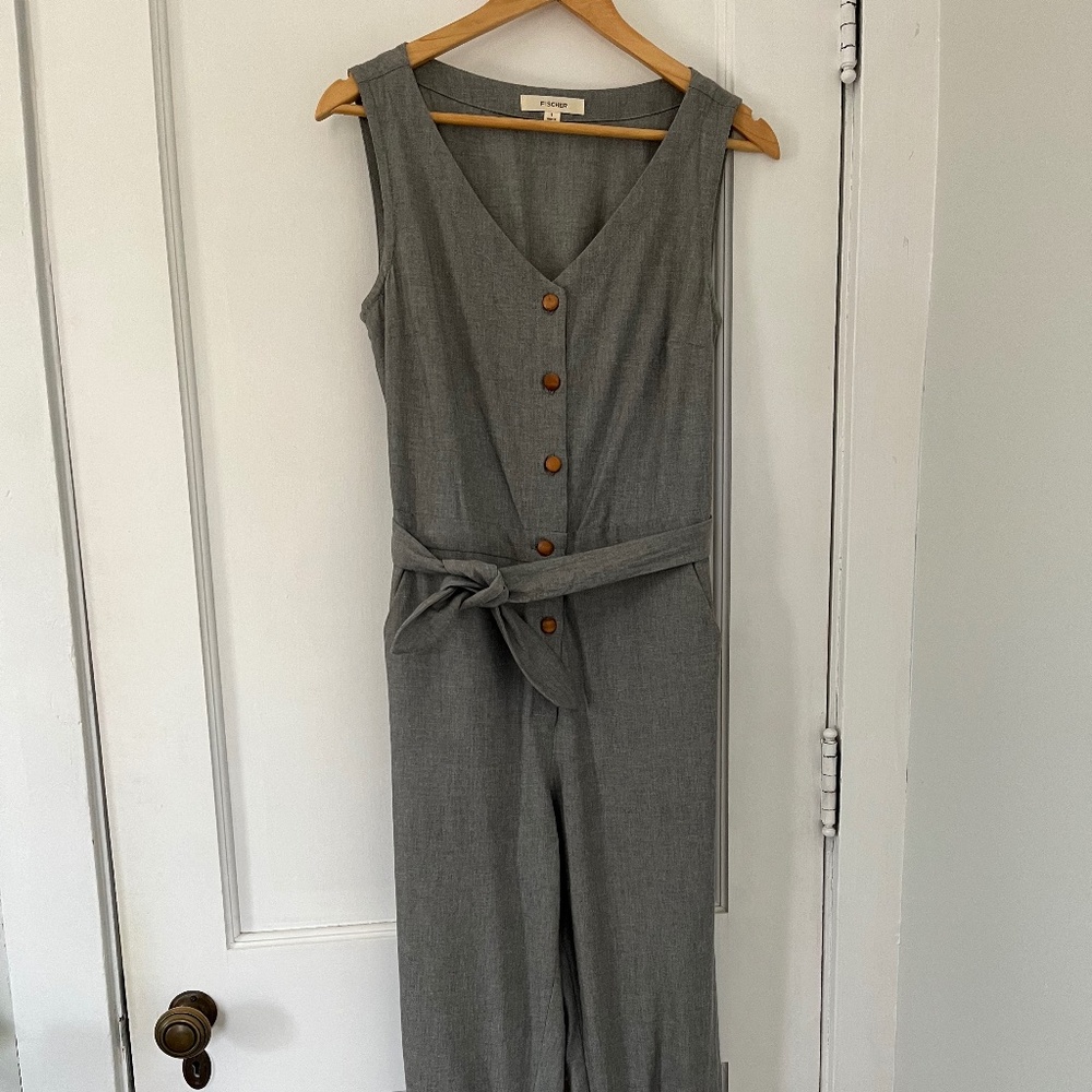 Fischer chambray jumpsuit